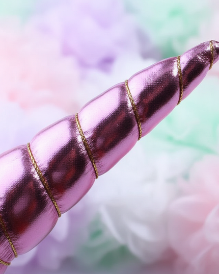 pink felt unicorn horn pack - detail