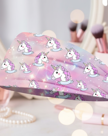 pink galaxy unicorn headband - lifestyle