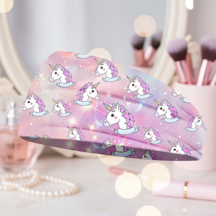 pink galaxy unicorn headband - lifestyle