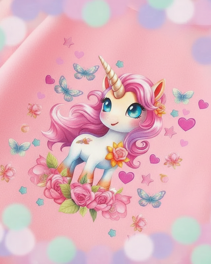 pink kawaii zip hoodie - detail