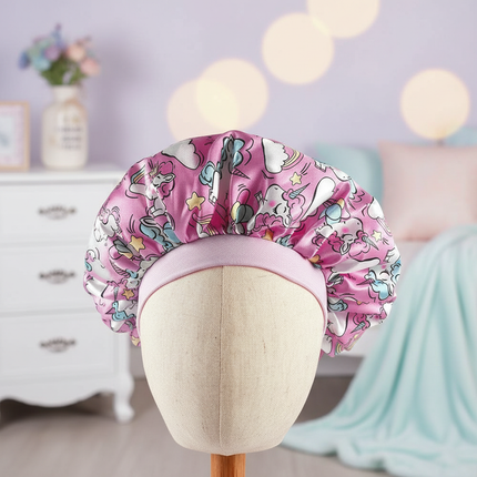pink unicorn bonnet - lifestyle