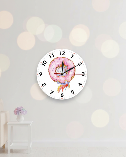 pink unicorn clock - lifestyle