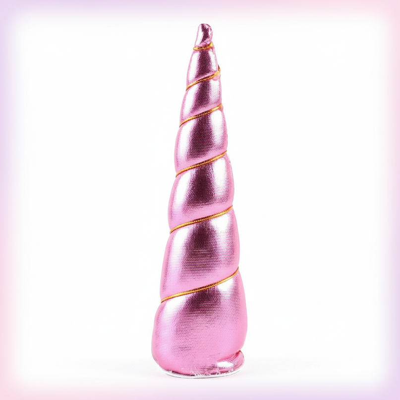 pink unicorn headband - white-bg