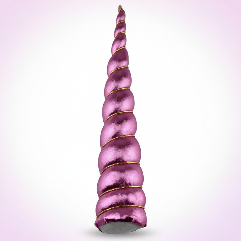pink unicorn horn cosplay prop - white-bg