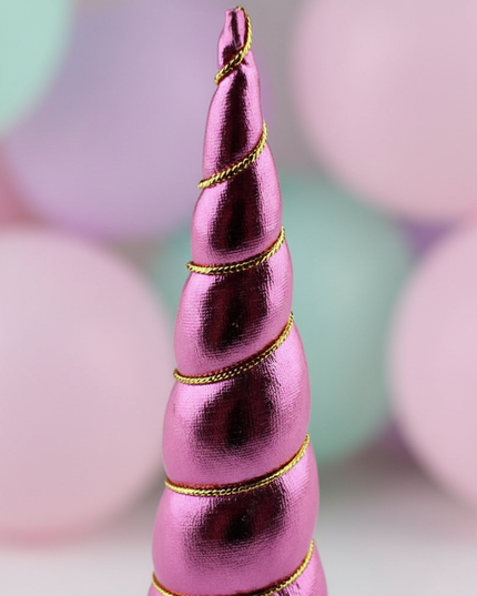 pink unicorn horn diy set - detail