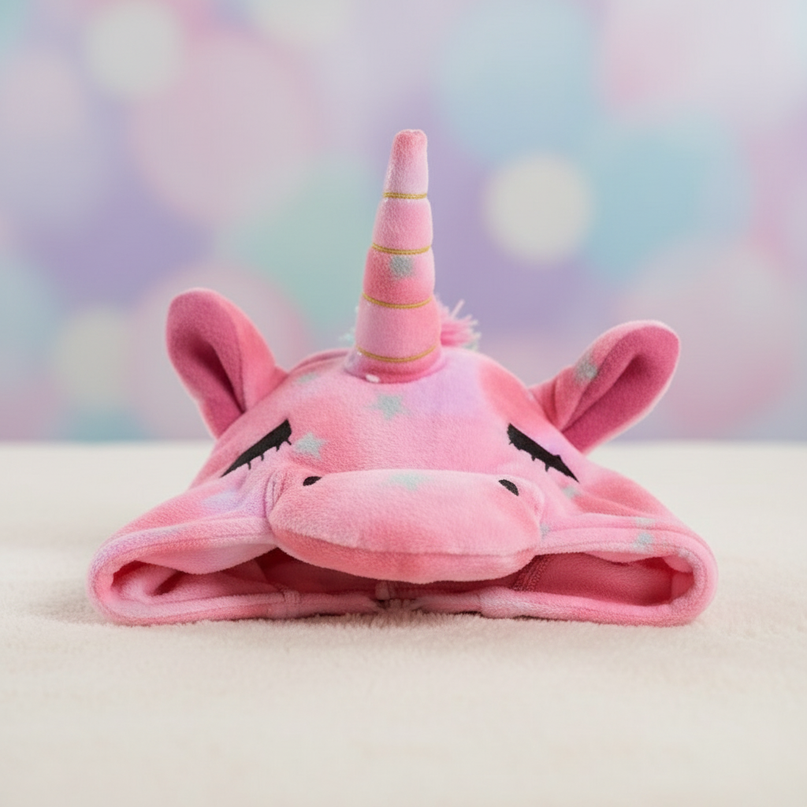 pink unicorn onesie adults - detail