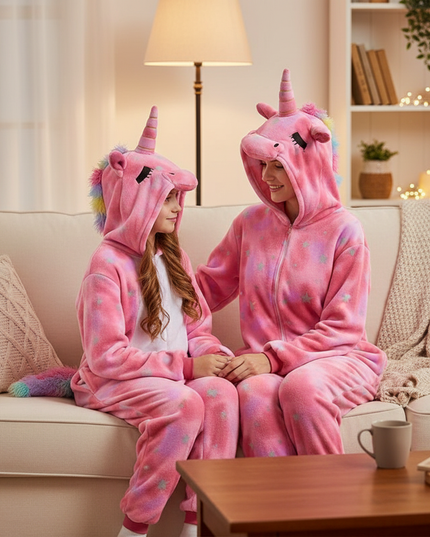 pink unicorn onesie adults - lifestyle