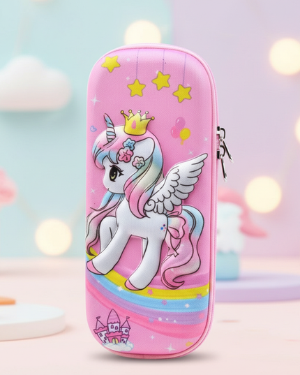 pink unicorn pencil case - lifestyle