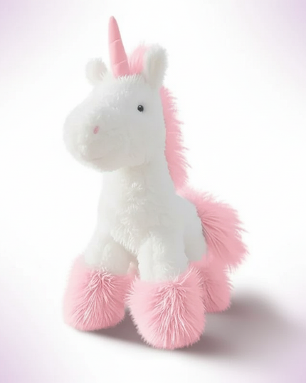 pink unicorn pillow - white-bg