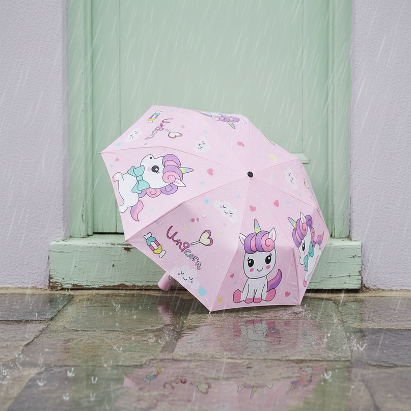 pink unicorn umbrella - lifestyle