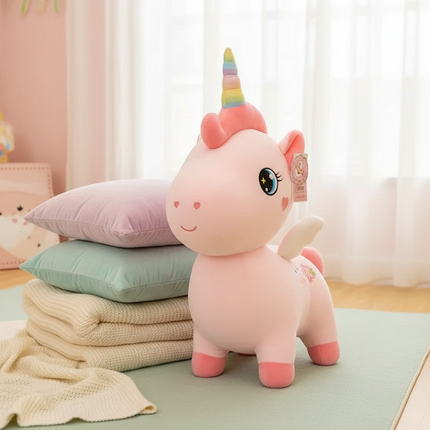 pink winged unicorn plush - lifestyle