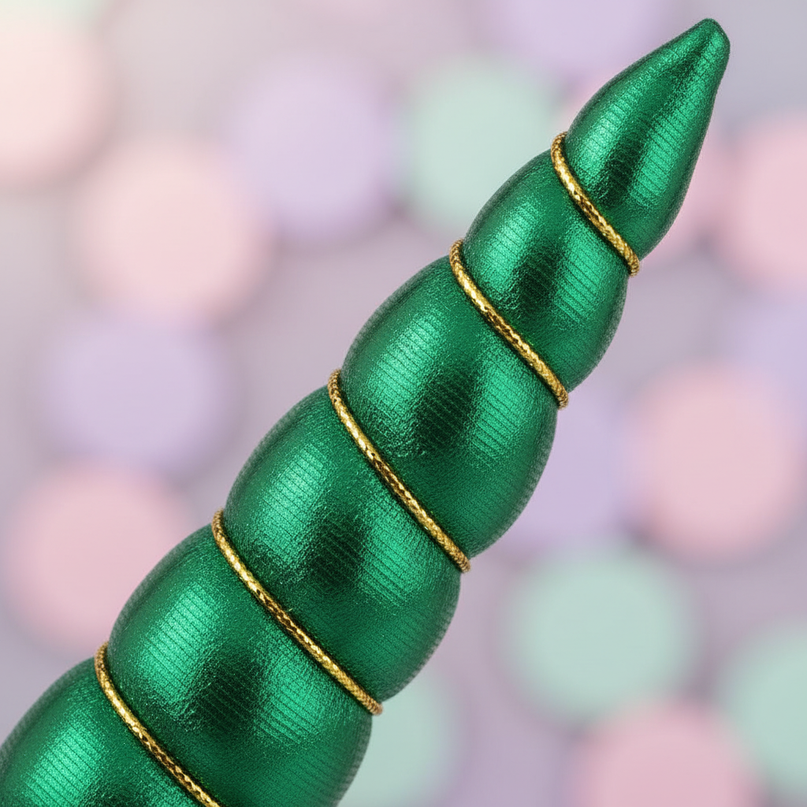 pistachio unicorn headband - detail