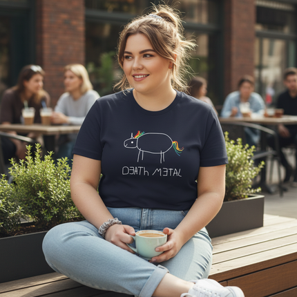 plus size unicorn shirt - lifestyle
