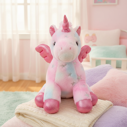 plush pink unicorn - lifestyle