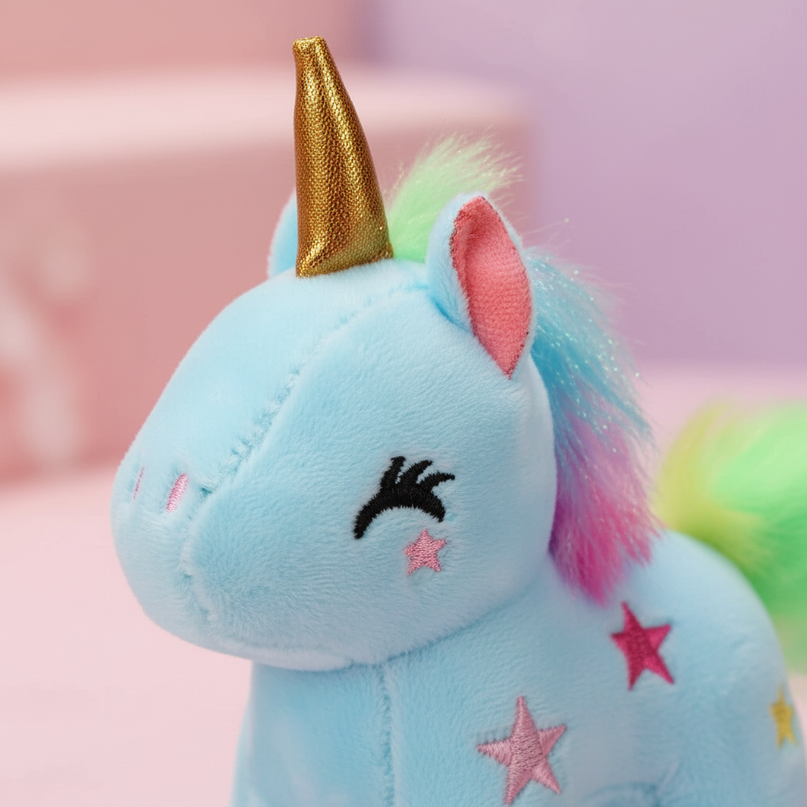 plush unicorn bulk - detail