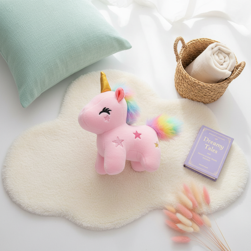 plush unicorn bulk - flat-lay