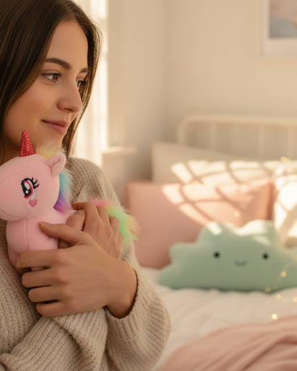 plush unicorn bulk - in-use