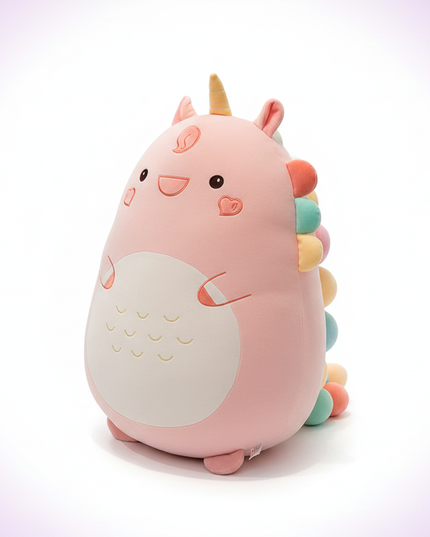 plush unicorn pillow - white-bg