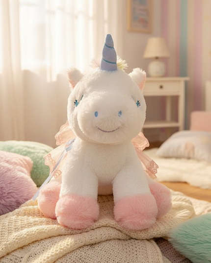 plush unicorn purse - lifestyle