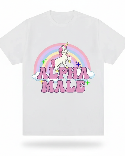pride unicorn shirt - white-bg