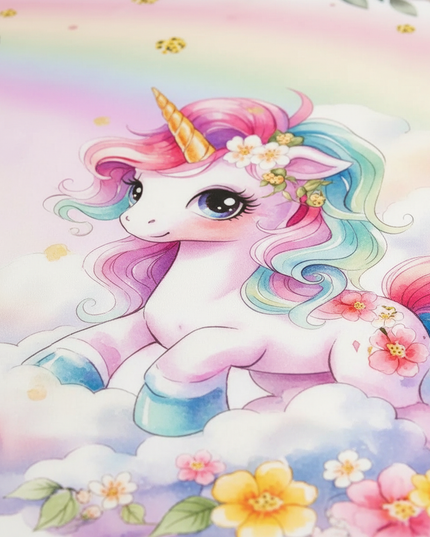 princess unicorn bedding - detail