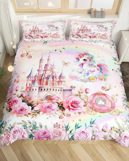 princess unicorn bedding - lifestyle