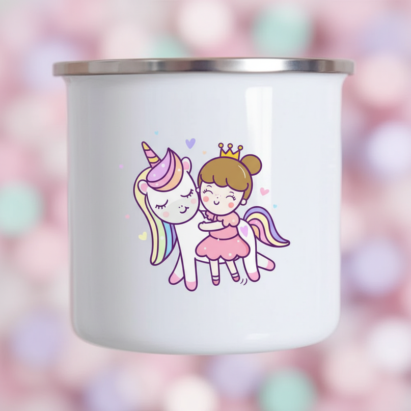 princess unicorn mug - detail