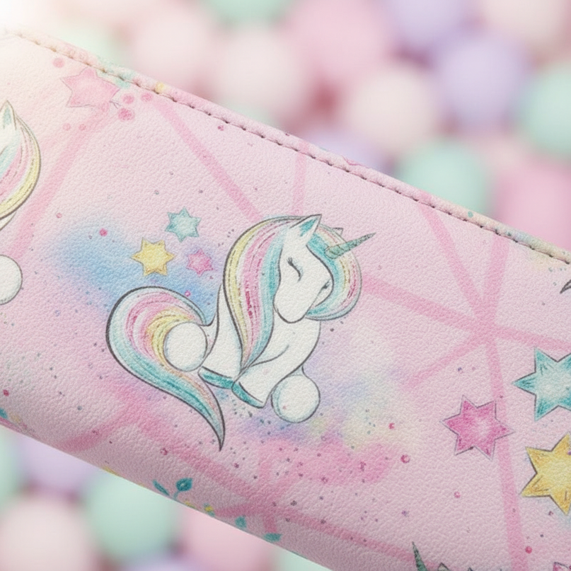 princess unicorn wallet - detail