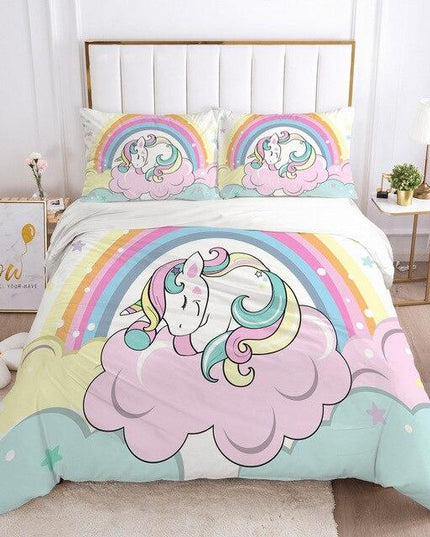 Luxe Linen Unicorn Bed Set