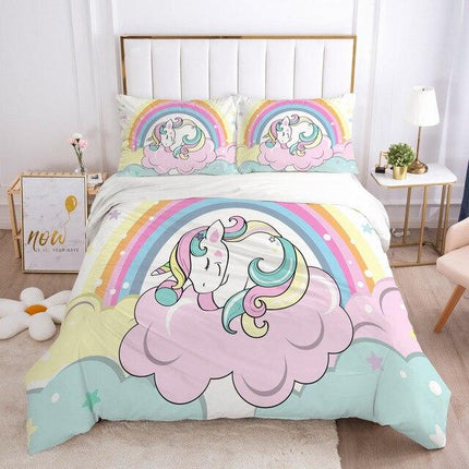 Luxe Linen Unicorn Bed Set