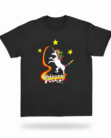 pumpkin unicorn shirt - white-bg
