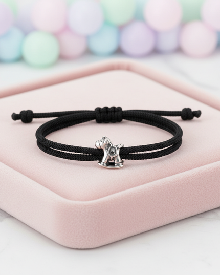 black unicorn bracelet - lifestyle