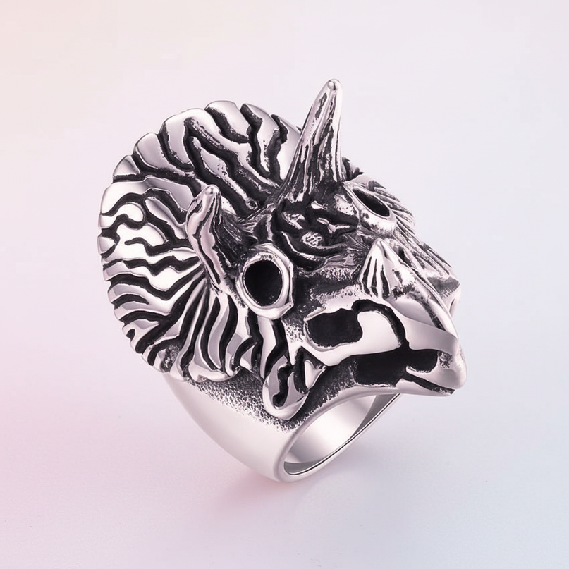 punk unicorn ring - white-bg