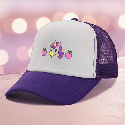 purple unicorn hat - lifestyle