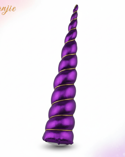 purple unicorn horn cosplay prop - white-bg