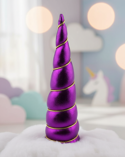purple unicorn horn craft set - lifestyle