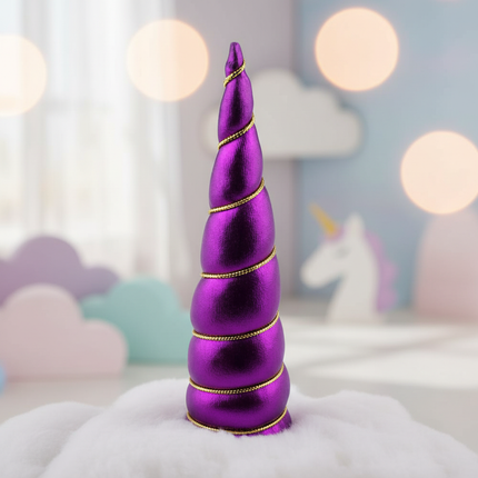 purple unicorn horn craft set - lifestyle