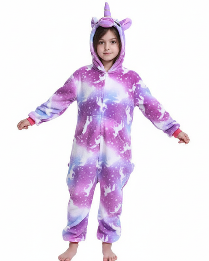 purple unicorn onesie - white-bg