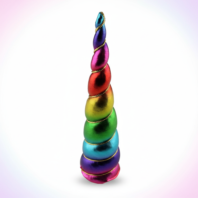 rainbow craft unicorn horn set - white-bg