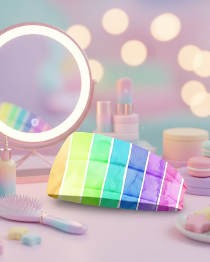 rainbow unicorn elastic headband - lifestyle