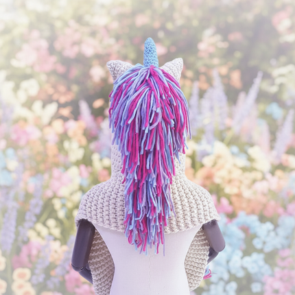 rainbow unicorn hat - lifestyle