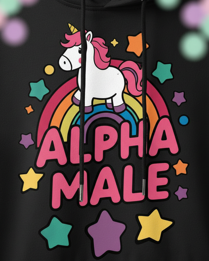 rainbow unicorn hoodie - detail