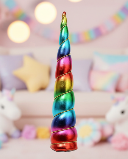 rainbow unicorn horn cosplay prop - lifestyle