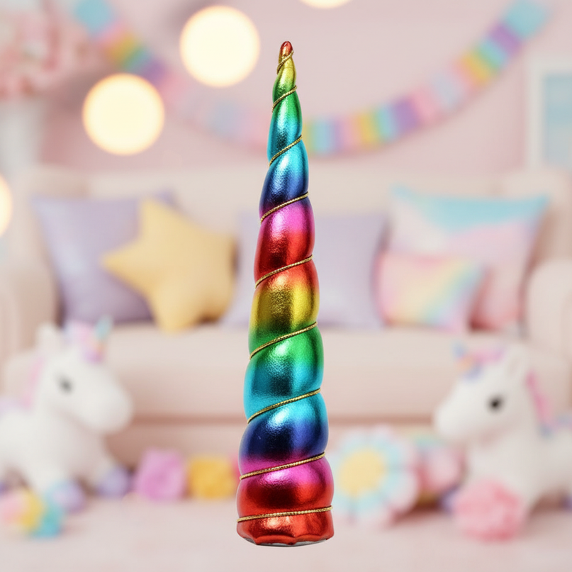 rainbow unicorn horn cosplay prop - lifestyle