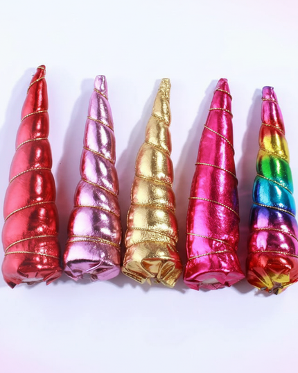 rainbow unicorn horn craft - white-bg
