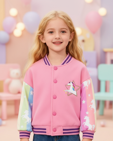 rainbow unicorn jacket - lifestyle