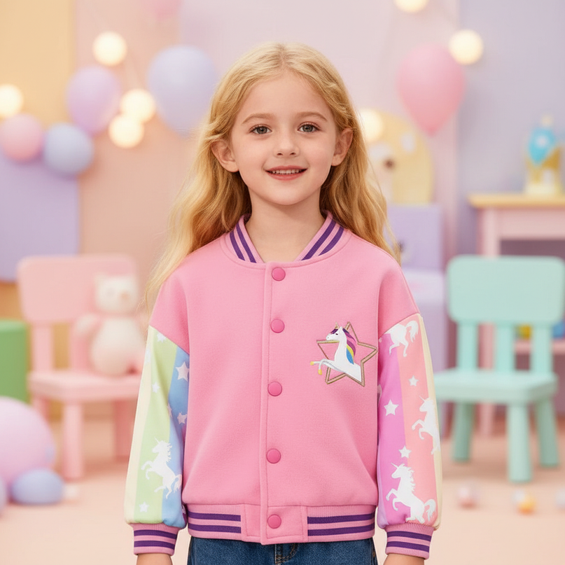 rainbow unicorn jacket - lifestyle