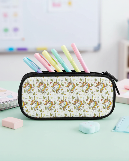 realistic unicorn pencil case - lifestyle