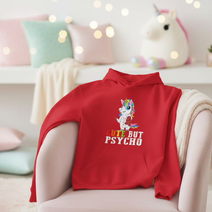 red cute but psycho hoodie - lifestyle