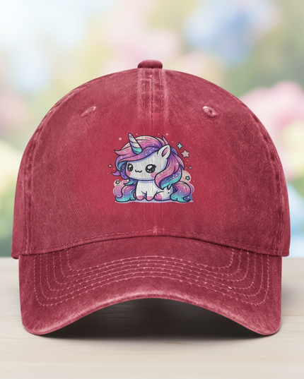 red unicorn hat - lifestyle